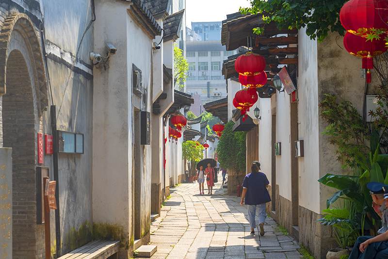 2019年6月28日，福州，三坊七巷風光。