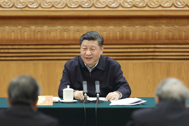 2019年3月18日，習(xí)近平總書記在北京主持召開學(xué)校思想政治理論課教師座談會并發(fā)表重要講話。