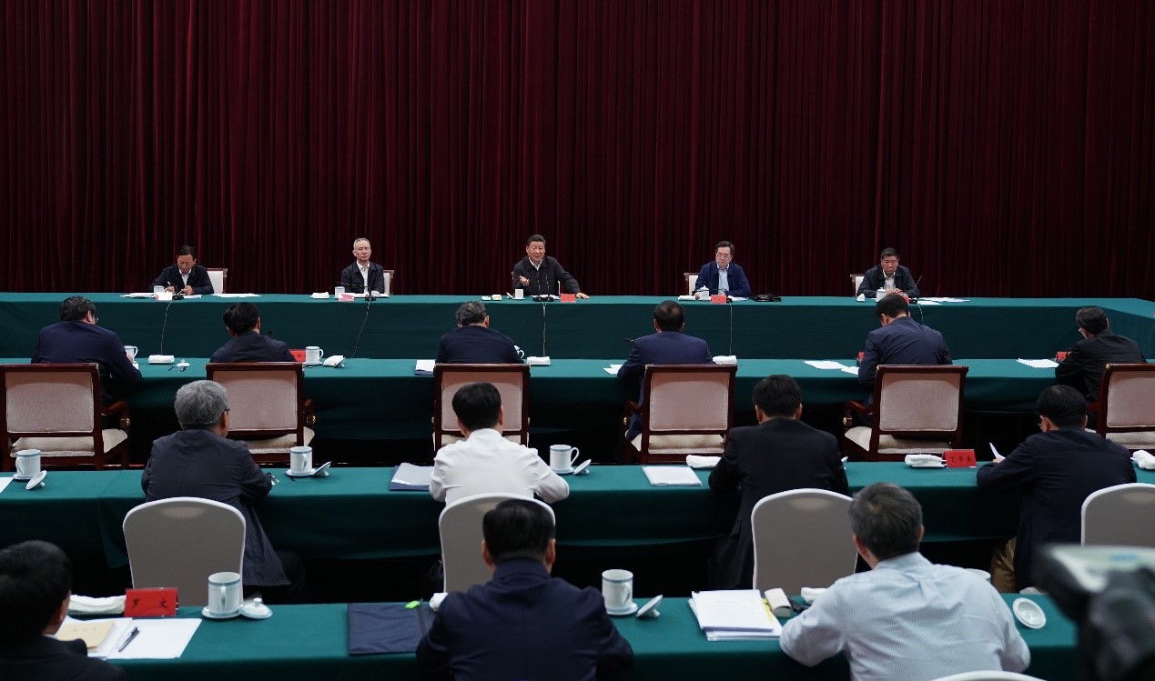 2019年5月20日至22日，中共中央總書記、國家主席、中央軍委主席習近平在江西考察，主持召開推動中部地區(qū)崛起工作座談會并發(fā)表重要講話。新華社記者 謝環(huán)馳 攝 
