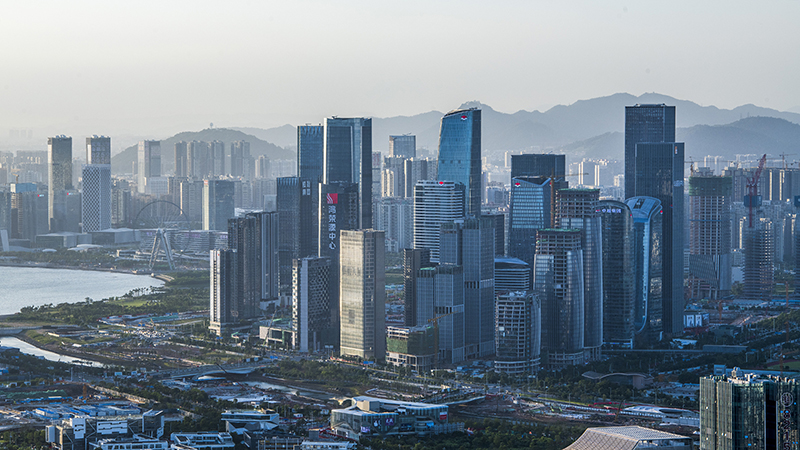 圖為深圳前海城市風(fēng)光。